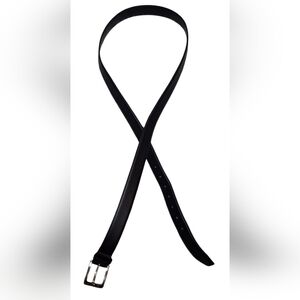 Genuine Leather Black Belt for Men Dress Casual Mens Belt Size 54